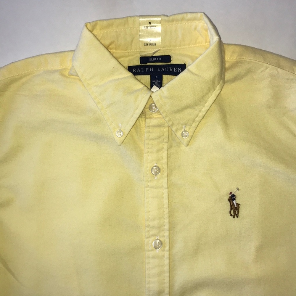 NEW POLO RALPH LAUREN WOMEN SLIM FIT OXFORD SHIRT